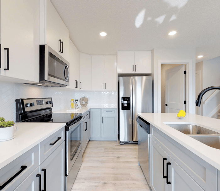 Home Model Feature: Side by Side Duplexes Kitchen Image